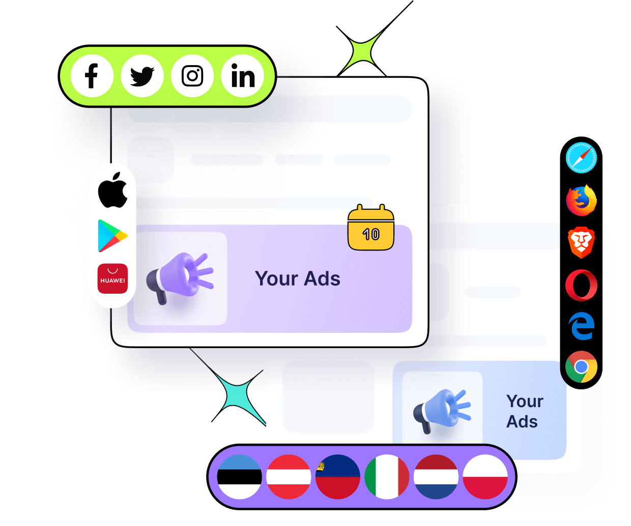 Segmented traffic for maximum engagement