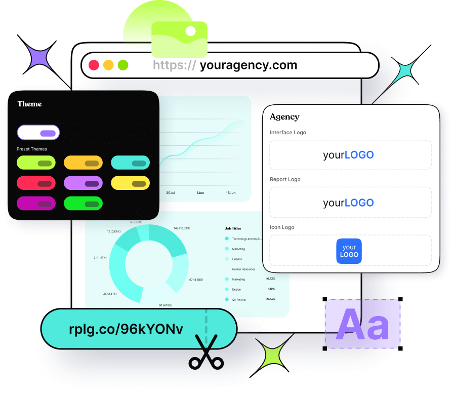 Replug White label for agency link management