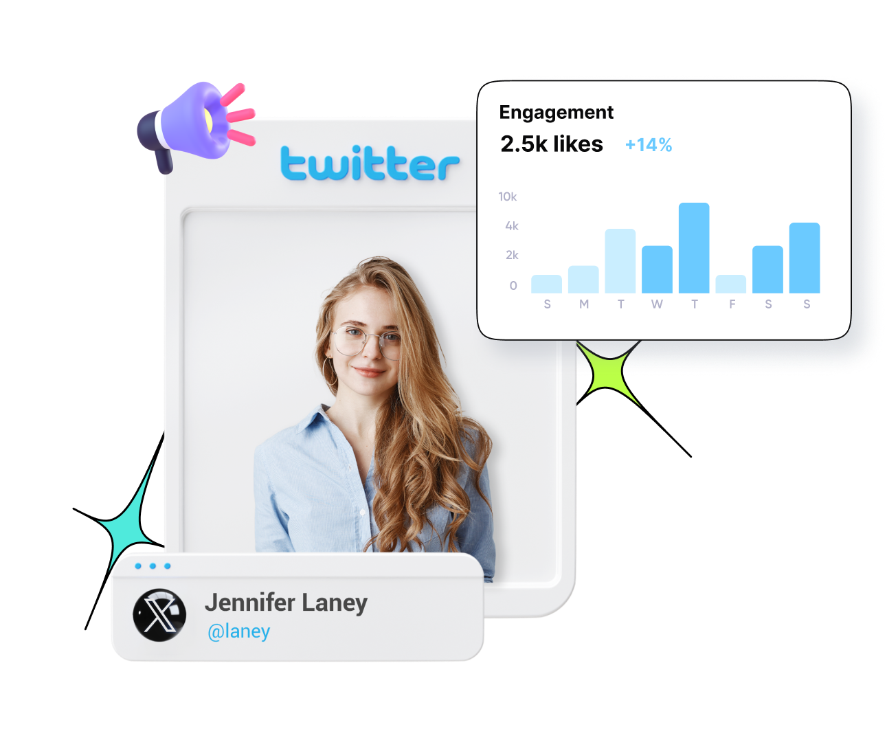 Make following and engaging effortless